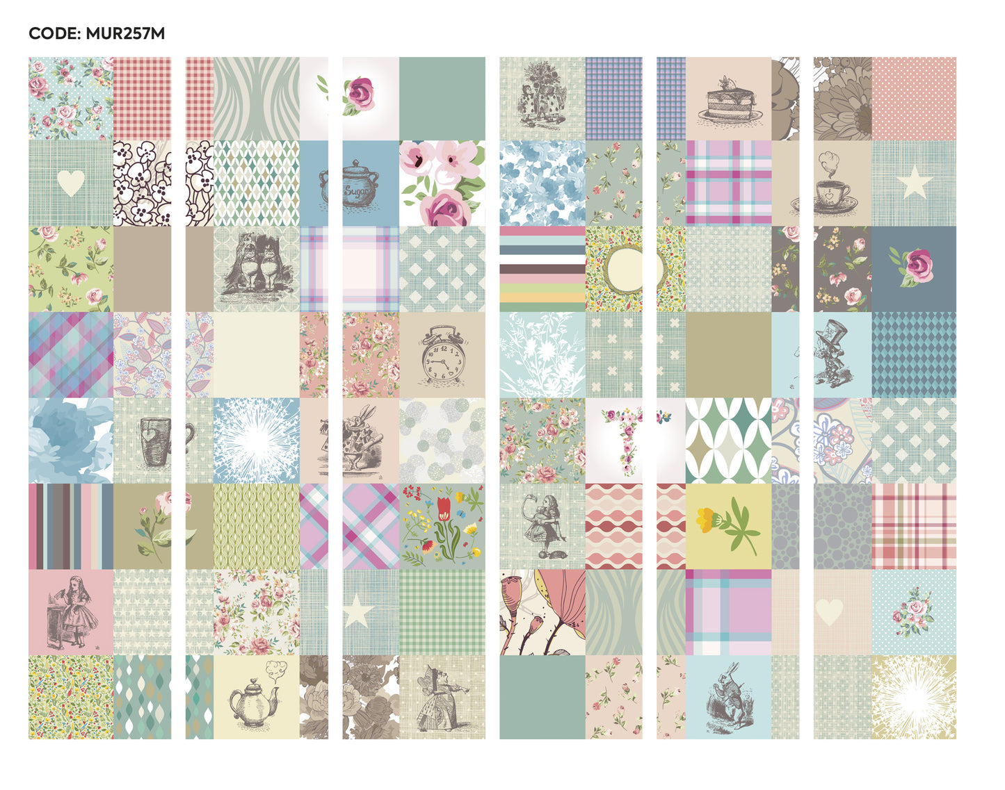 ALICE IN WONDERLAND PATCHWORK - Multi