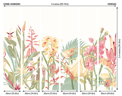 TROPICAL FOLIAGE - Dusky Coral