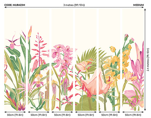 TROPICAL FOLIAGE - Rose Pink