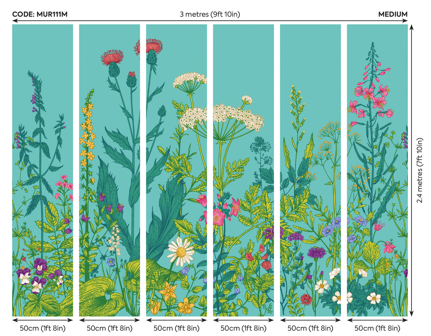 BOTANICAL FLEUR - Peacock