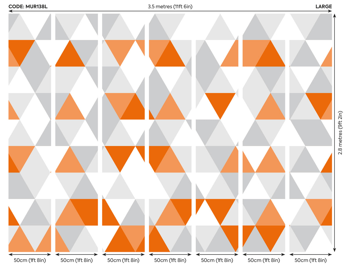GEOMETRIC - Tangerine
