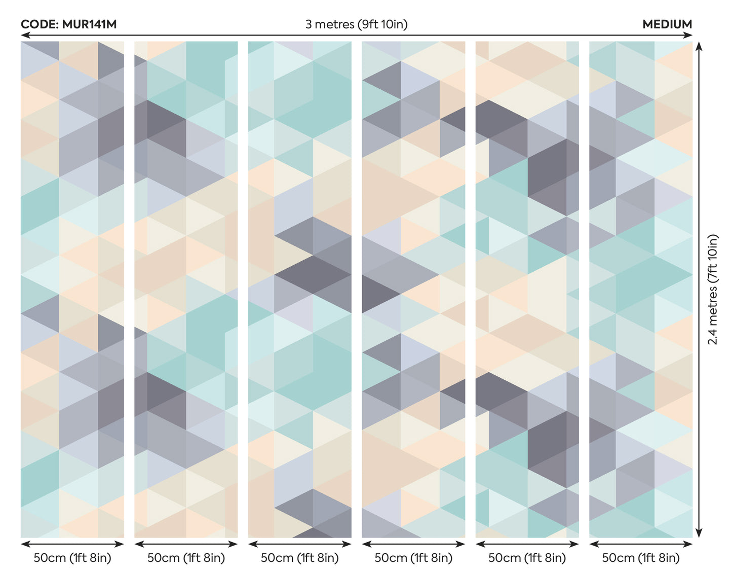 ISO TRIANGLES - Duck Egg