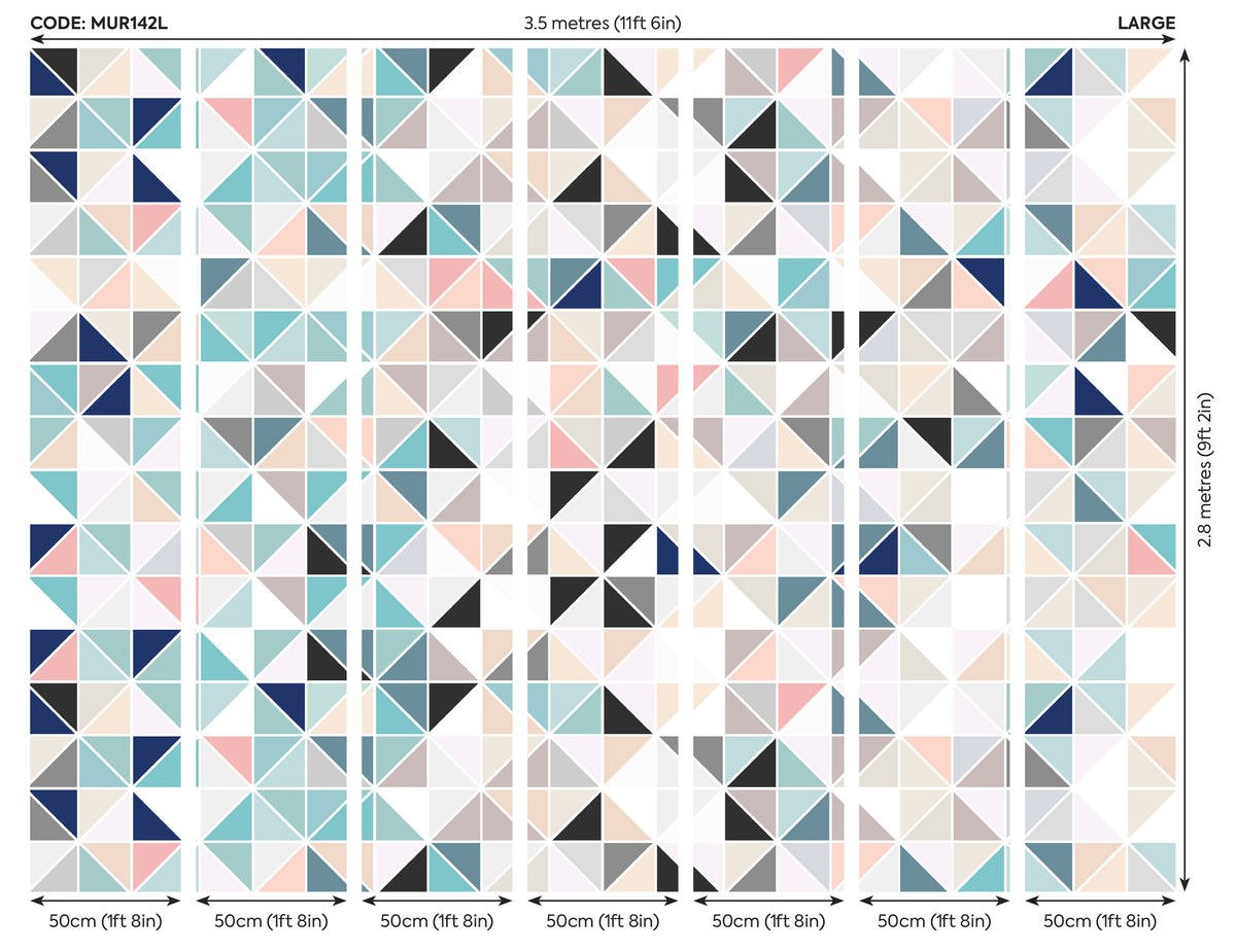 GEOMETRY - Blush & Jade