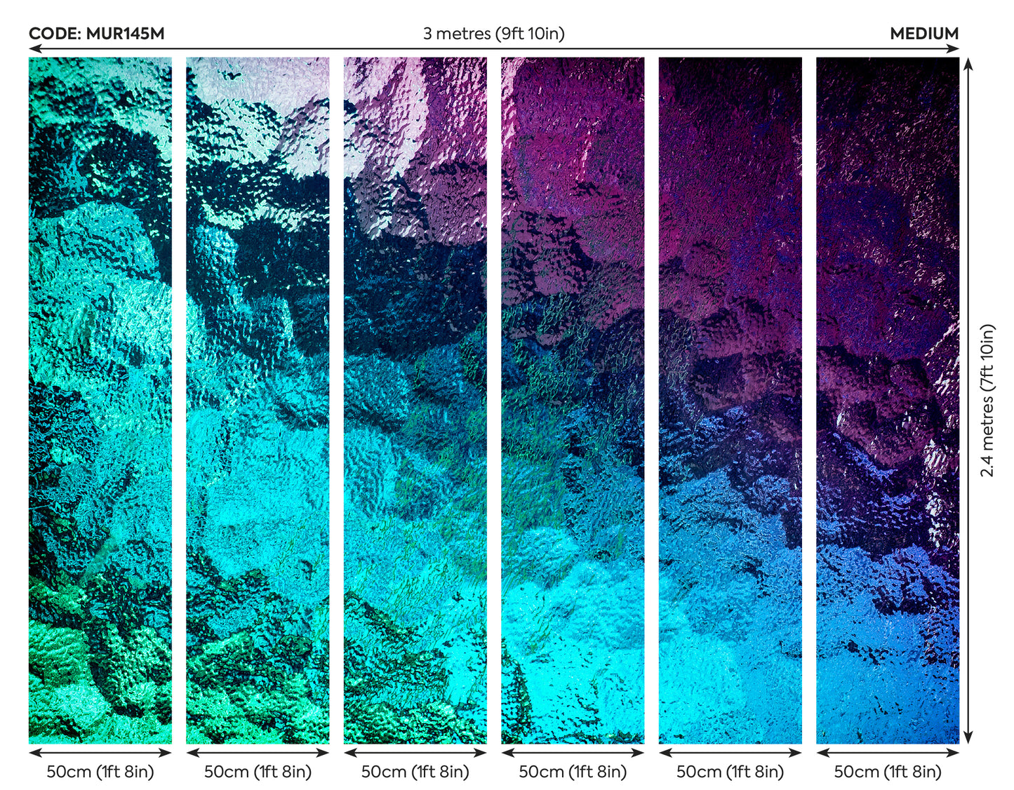 COLOURED GLASS - Lapis