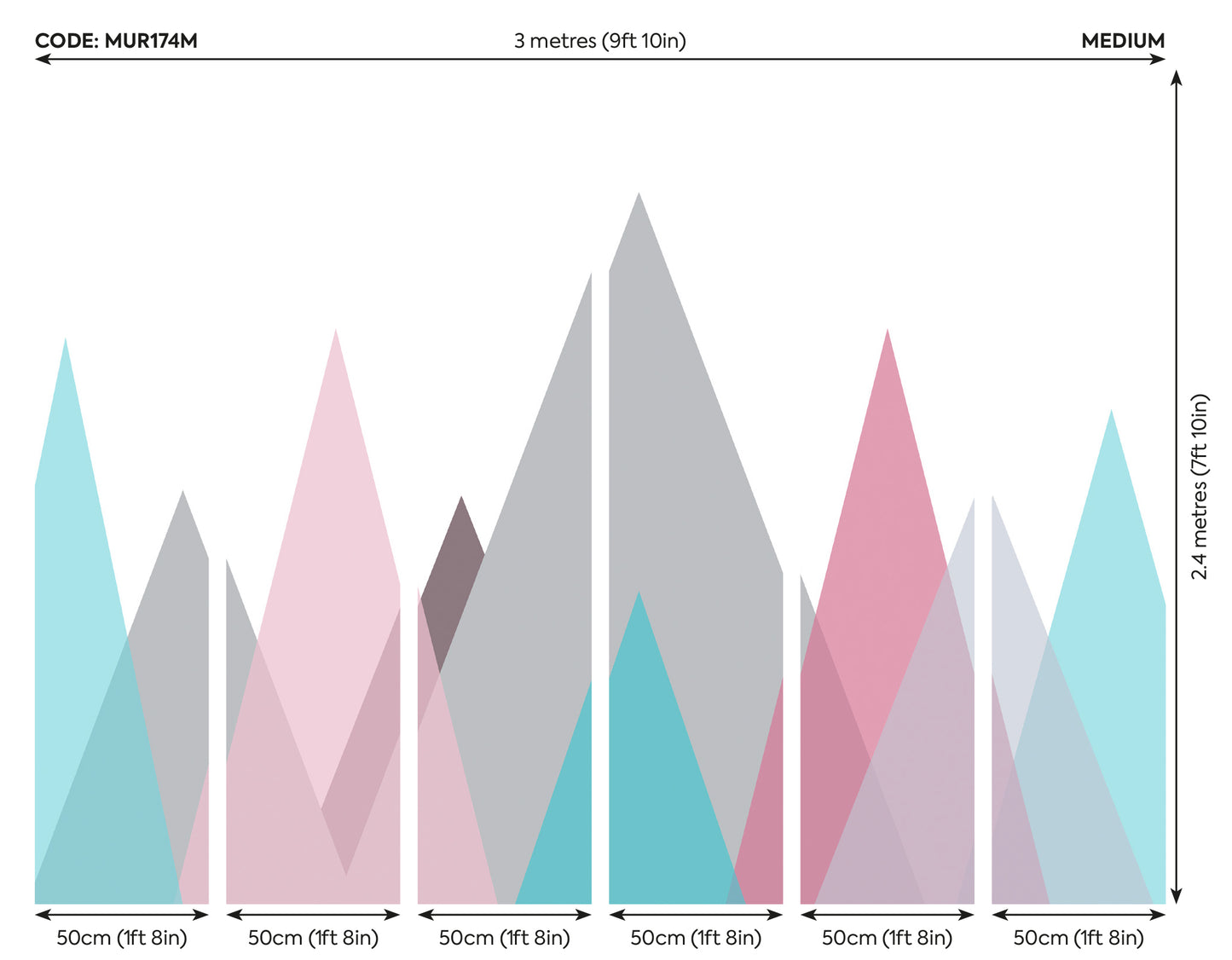 ABSTRACT MOUNTAINS - Pastel