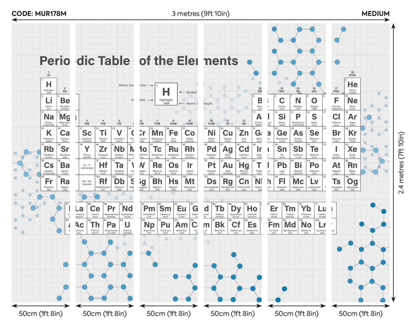 PERIODIC TABLE - Grey