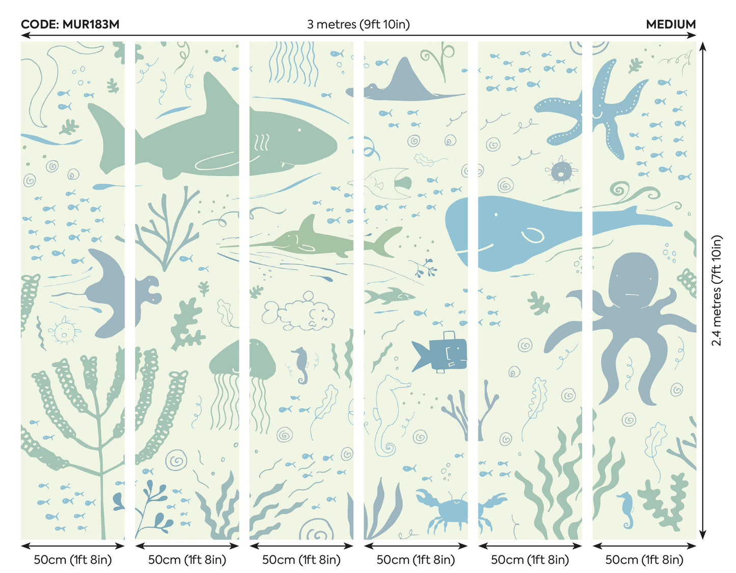 UNDERWATER ADVENTURES - Seafoam