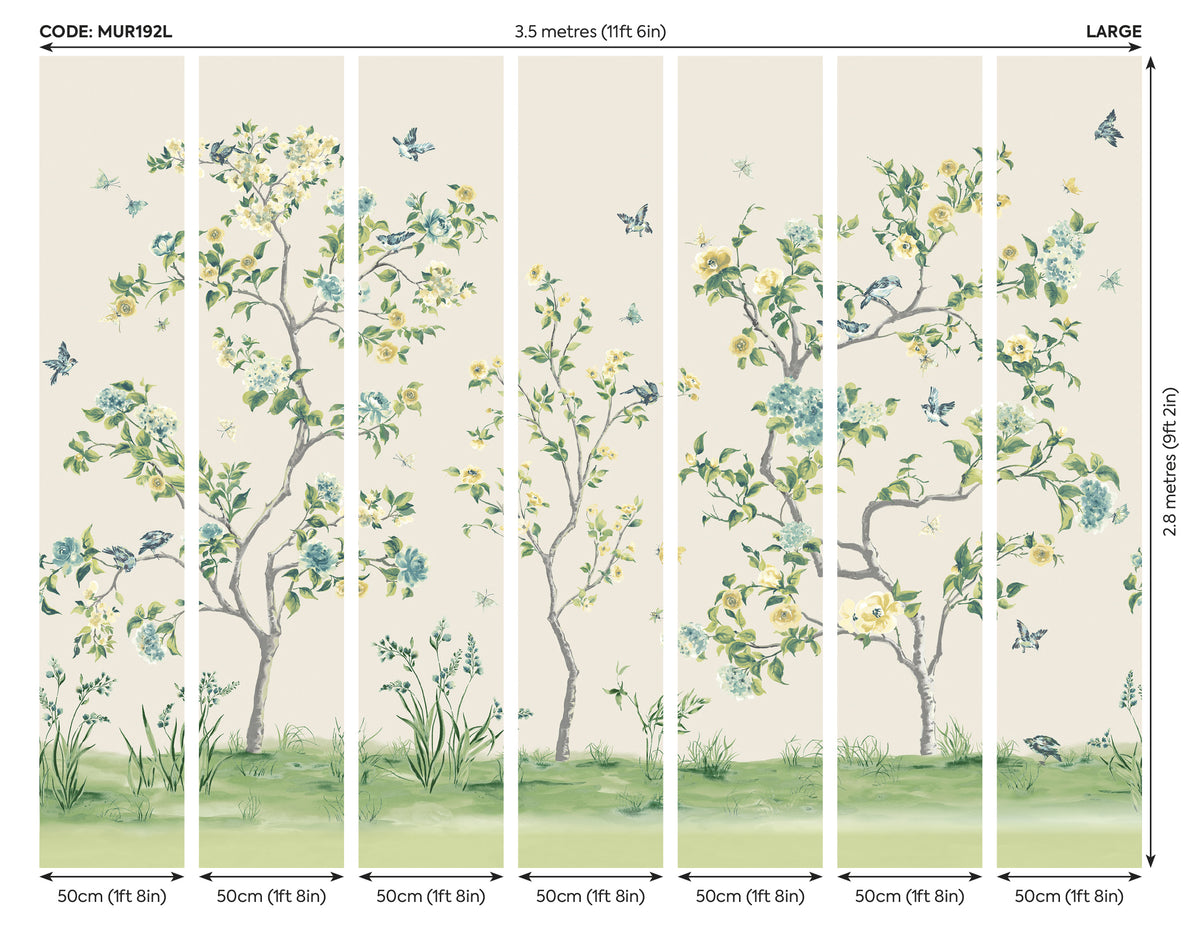 ORIENTAL FLOWER TREE - Natural