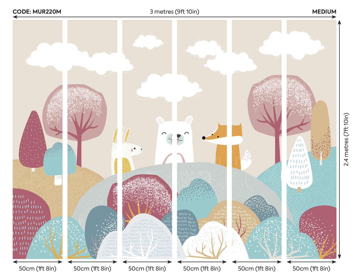 WOODLAND FRIENDS - Orange