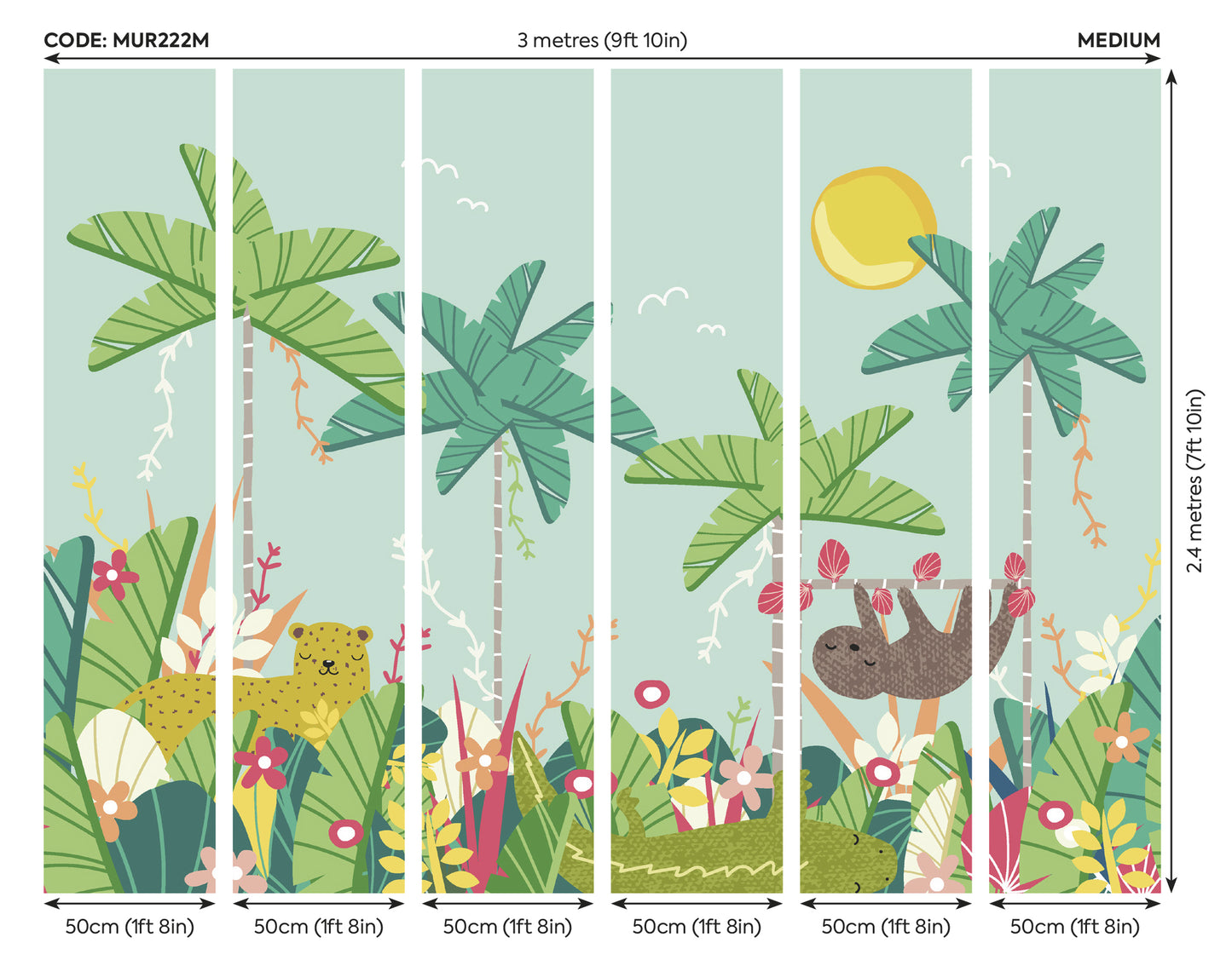 JUNGLE ANIMALS - Blue