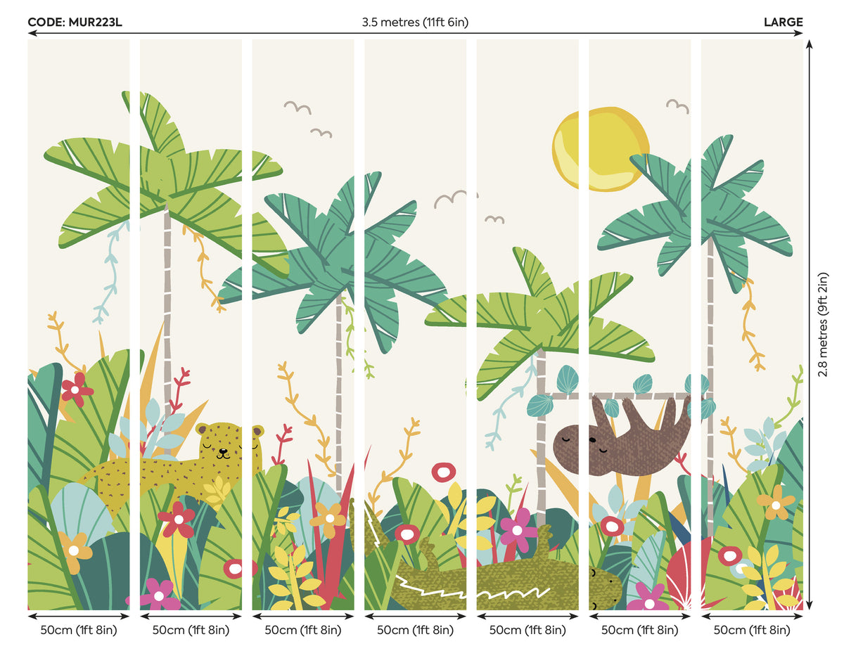 JUNGLE ANIMALS - Green