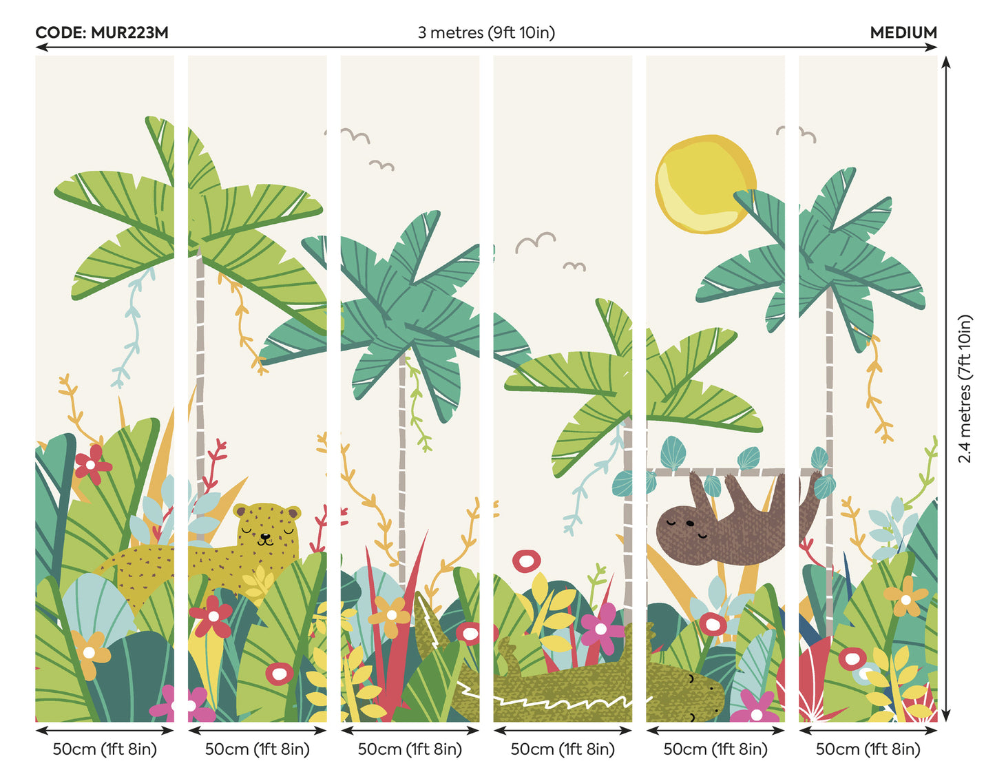 JUNGLE ANIMALS - Green