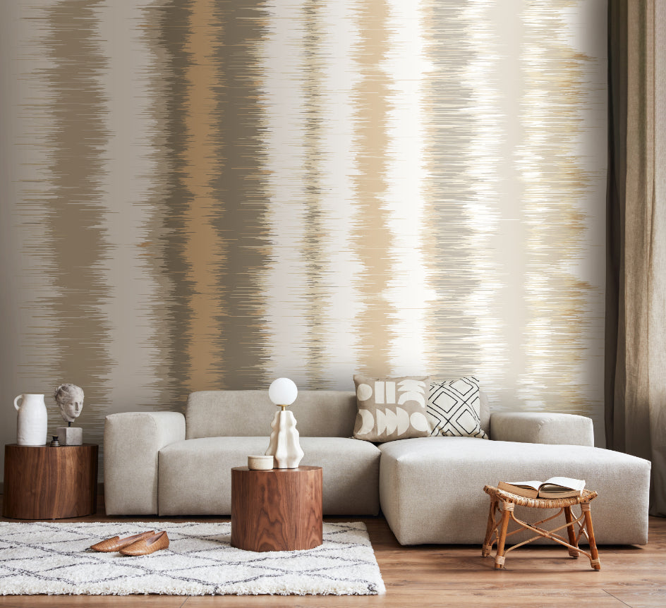 LINEAR STRIPE - Stone Grey