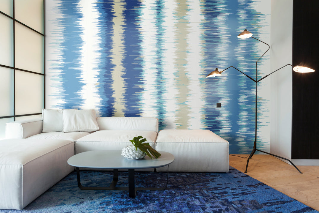 LINEAR STRIPE - Navy Blue