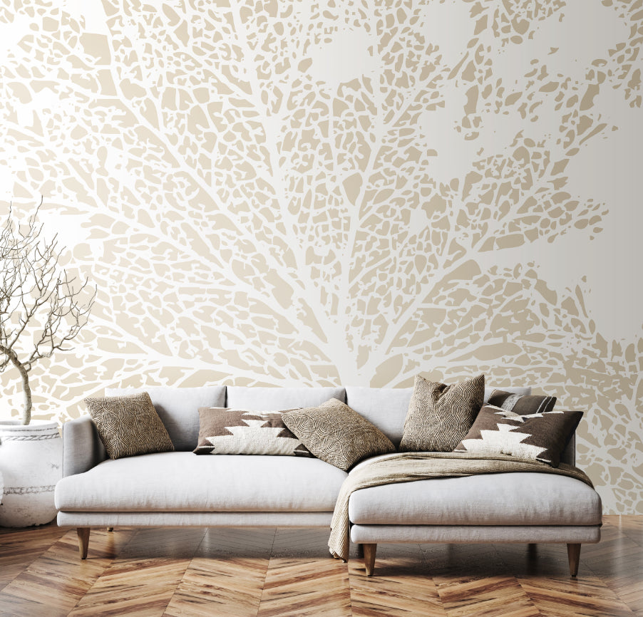 SKELETON LEAF - Natural Linen