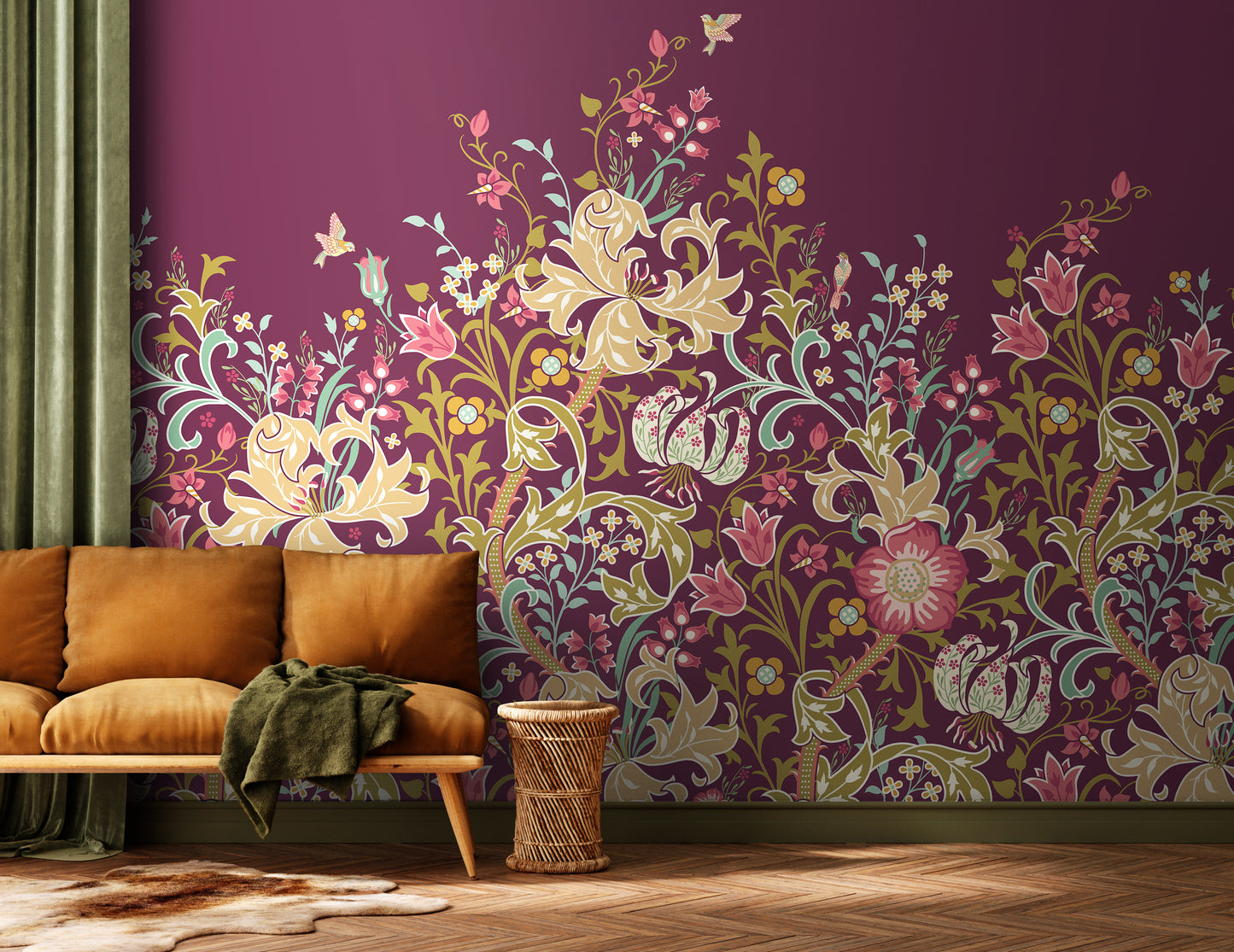 TRAILING LILY - Aubergine