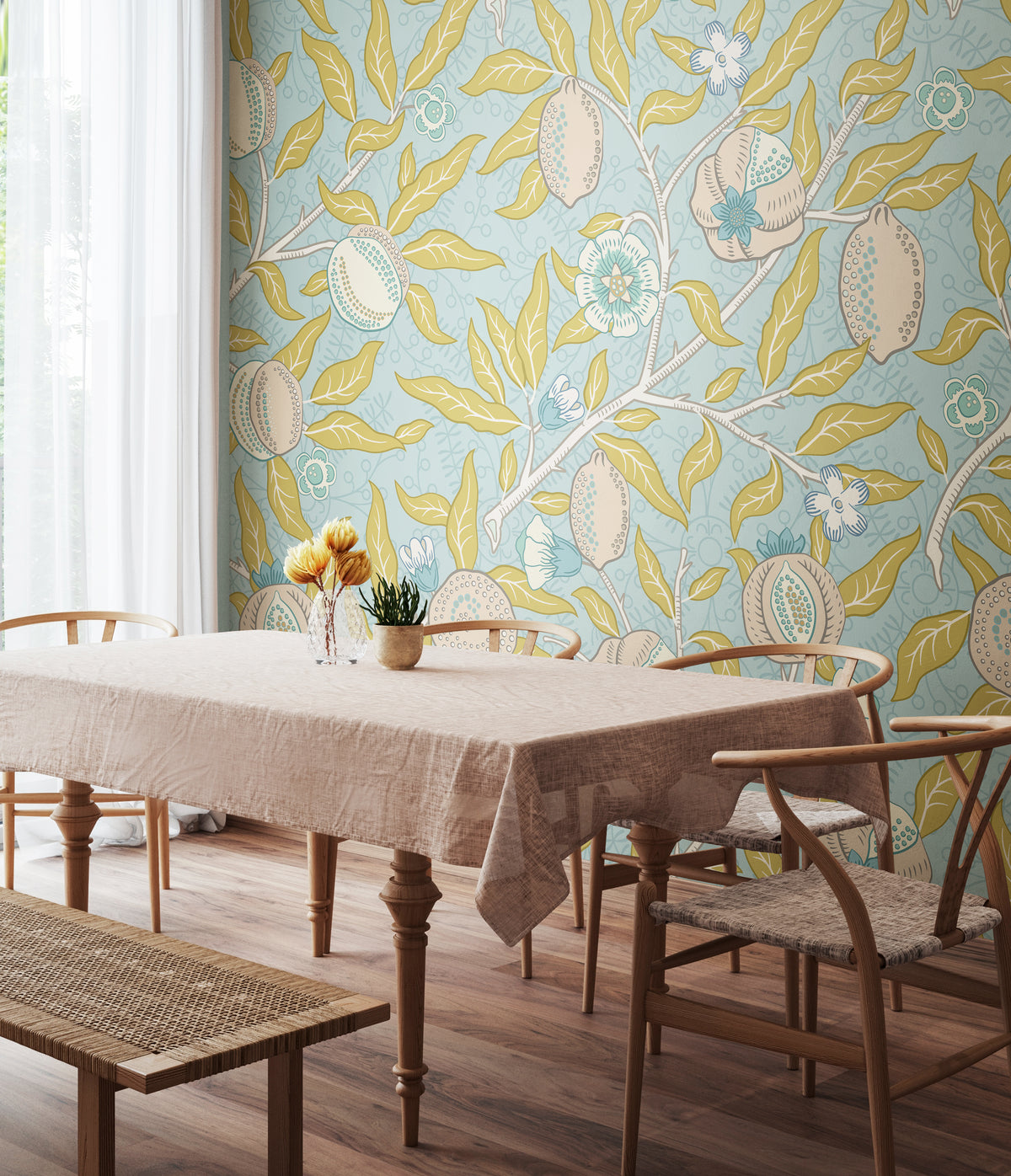 FRUIT AND FOLIAGE - Wedgewood Blue