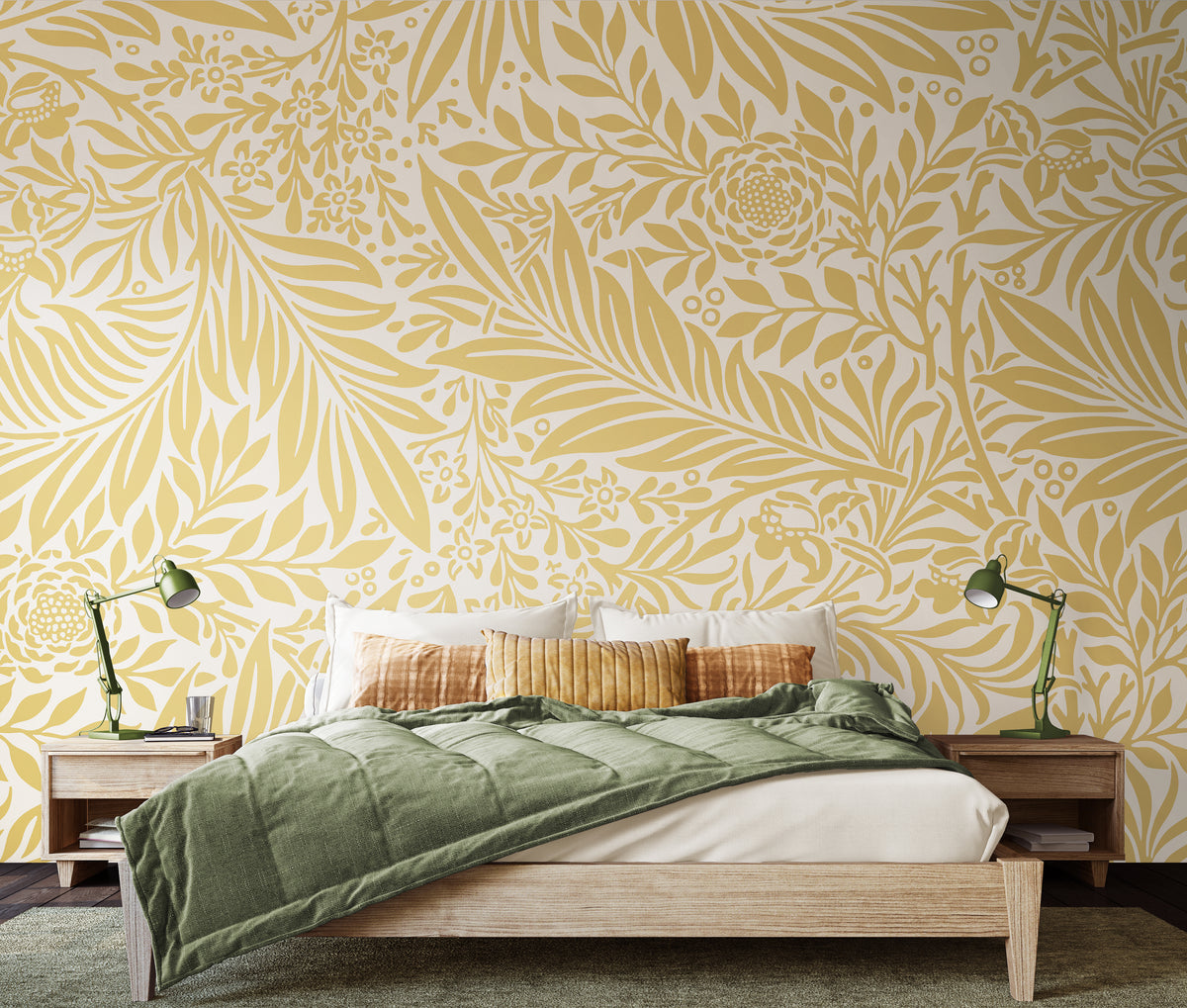 TRAILING FERNS - Soft Gold