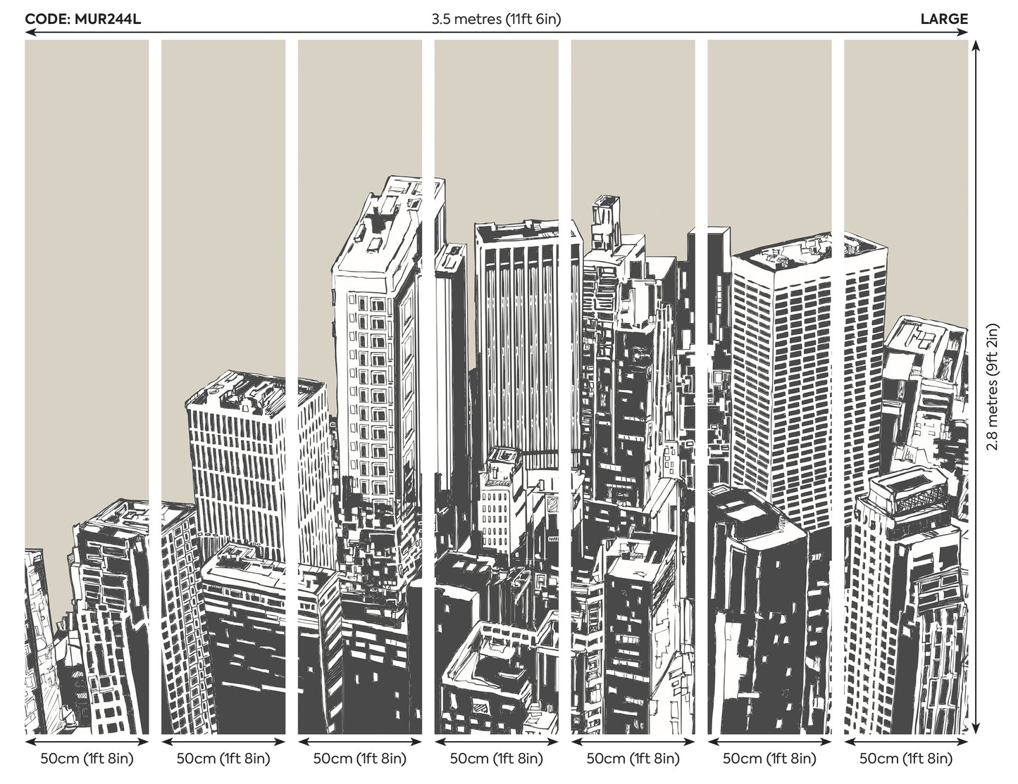 URBAN CITY SKYSCRAPERS - Natural