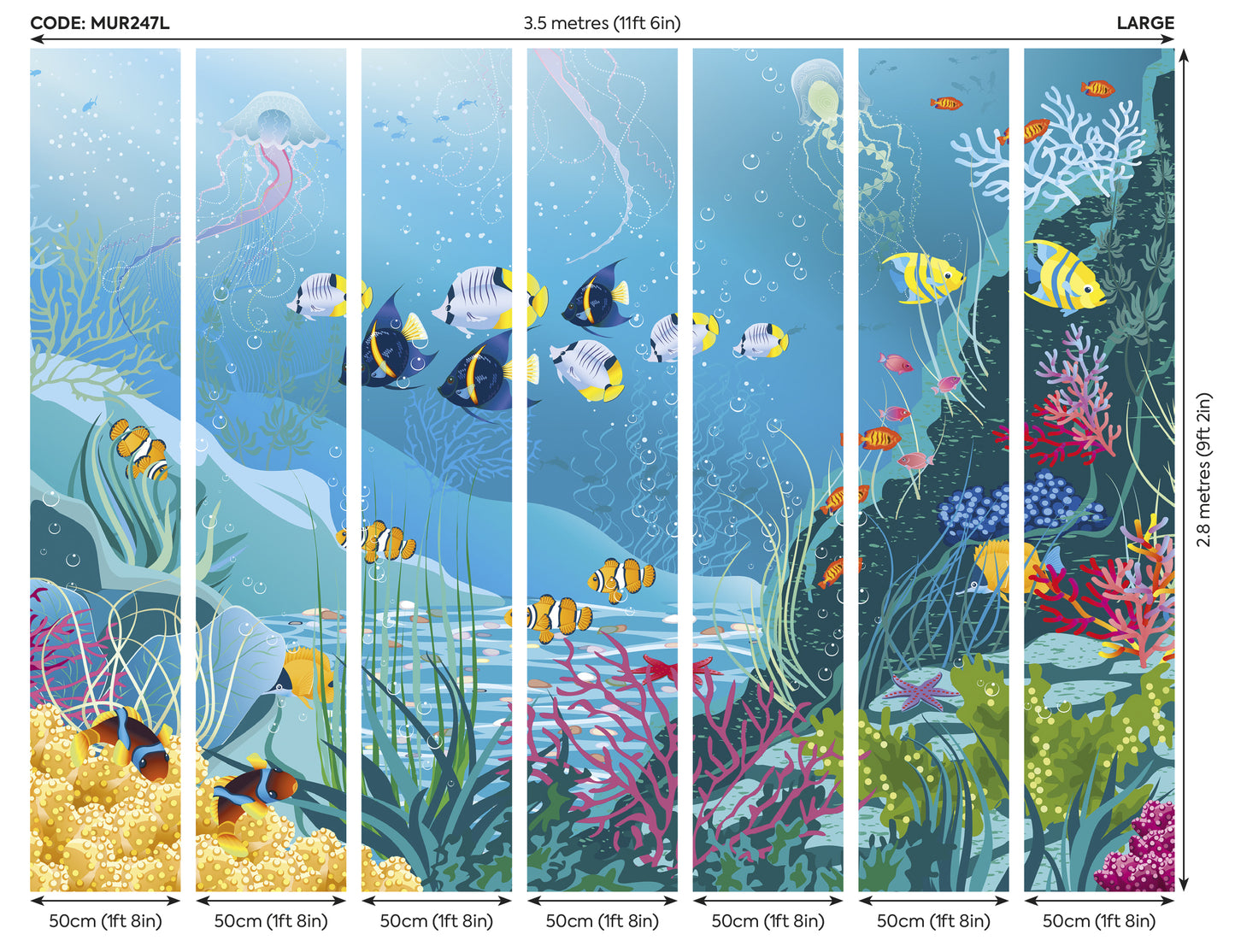 UNDER THE SEA ADVENTURE - Aqua Blue