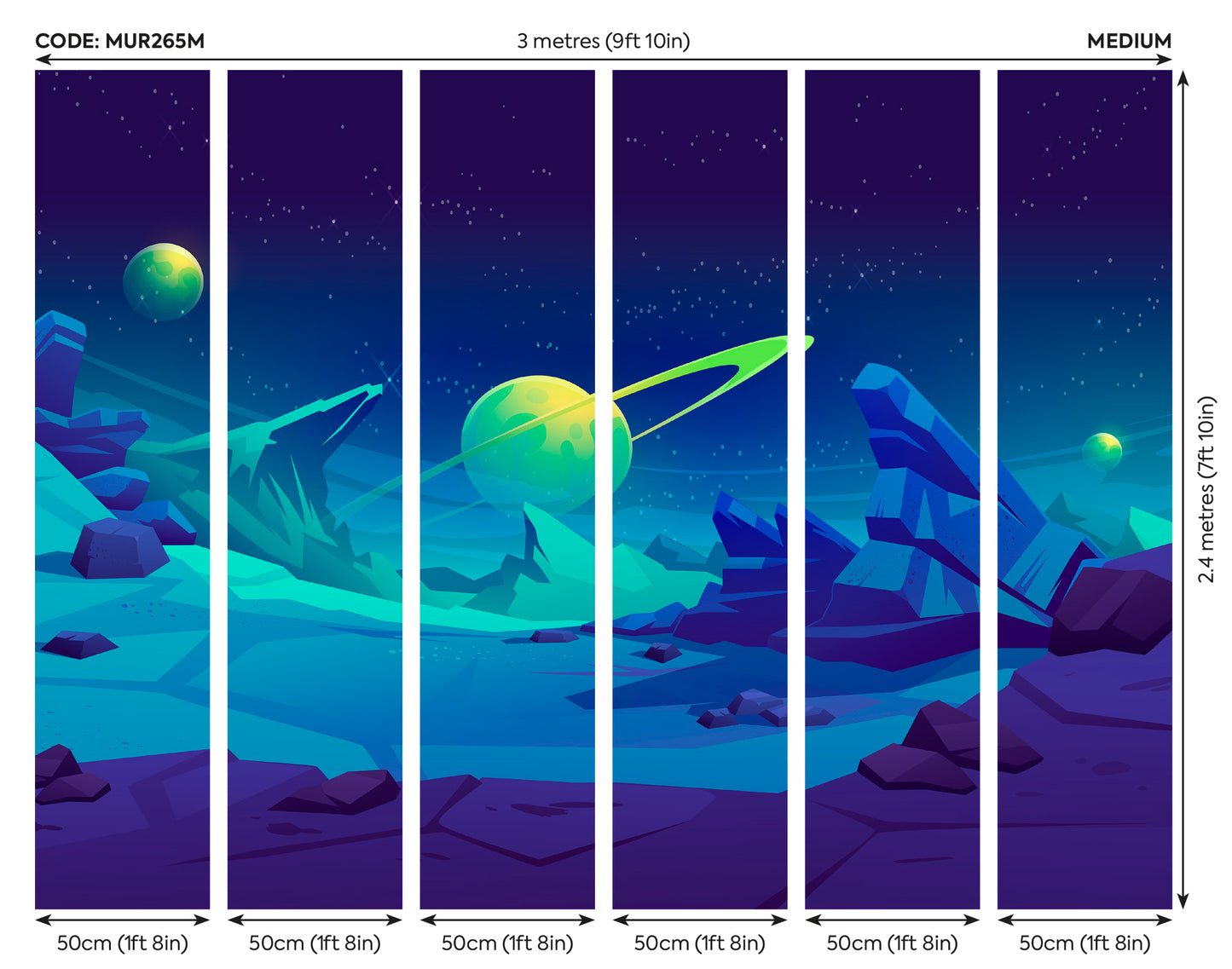 SPACE LANDSCAPE - Blue