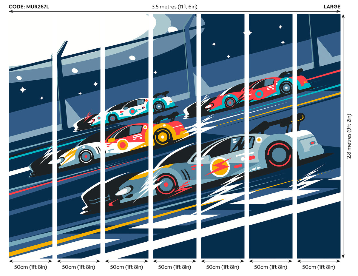 SPORTS CARS - Navy Blue
