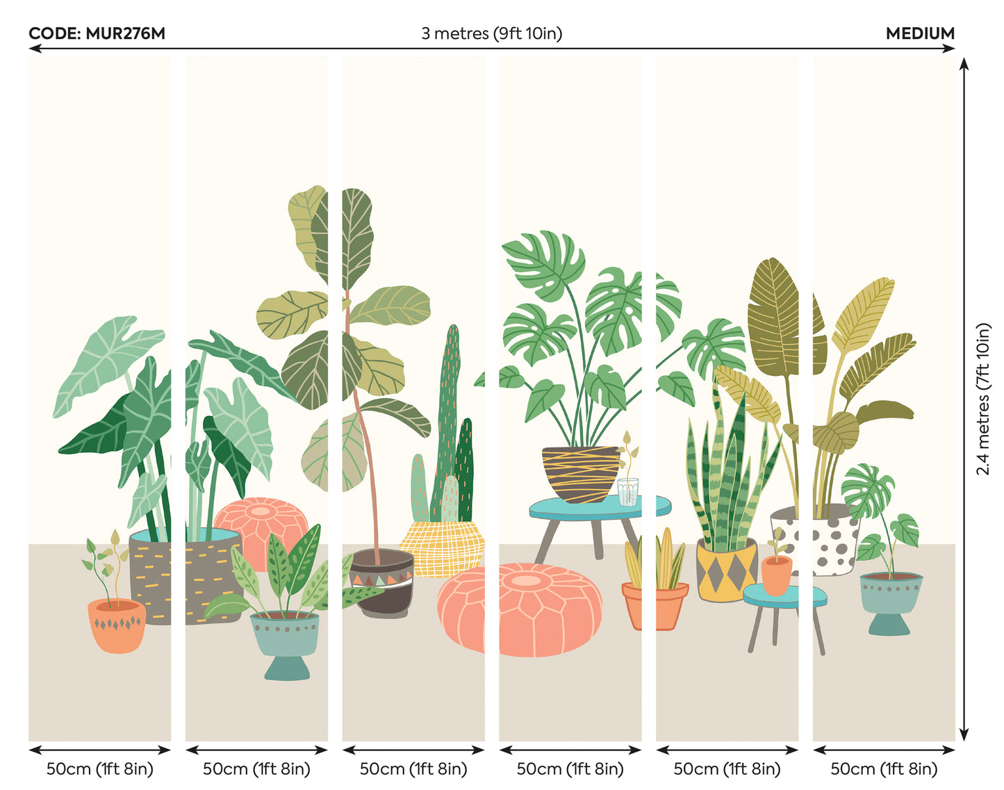 HOUSEPLANT POTS - Grey