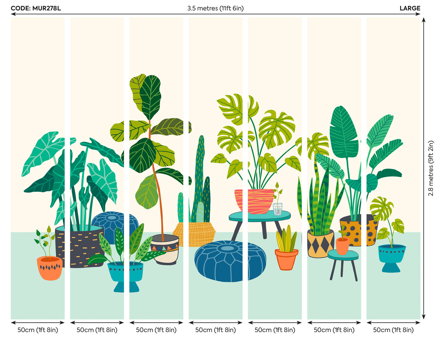 HOUSEPLANT POTS - Blue