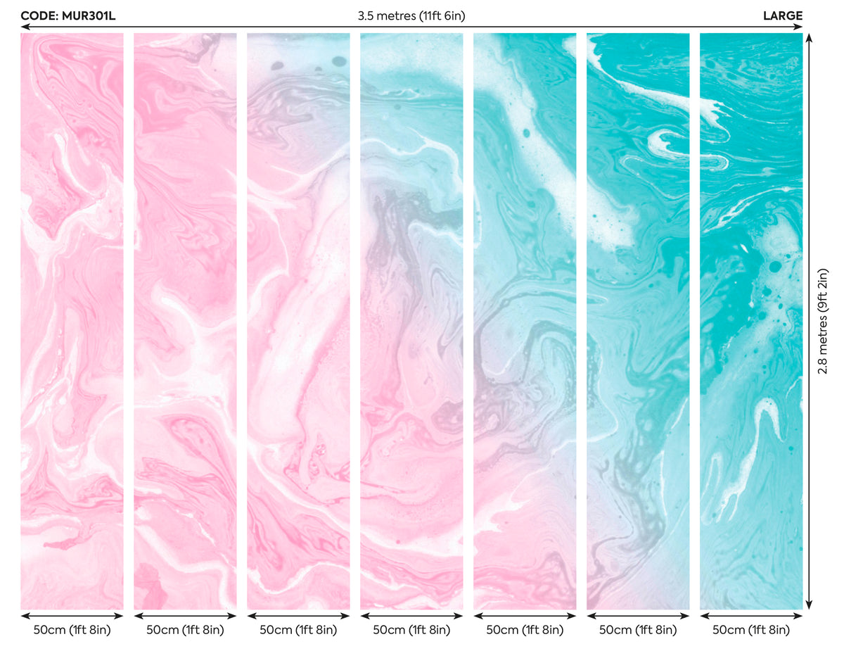 FLOWING MARBLE - Pink