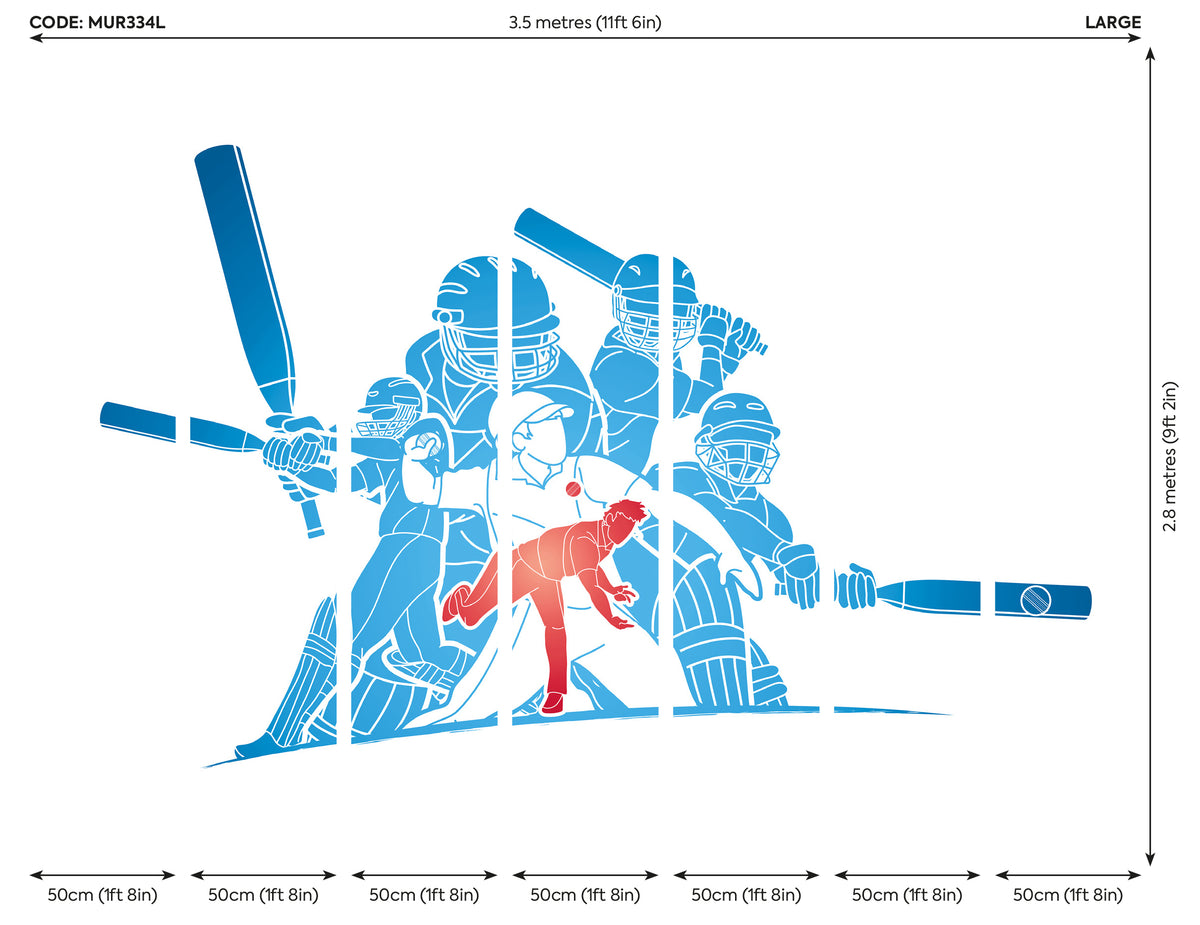 CRICKET PLAYERS - Blue