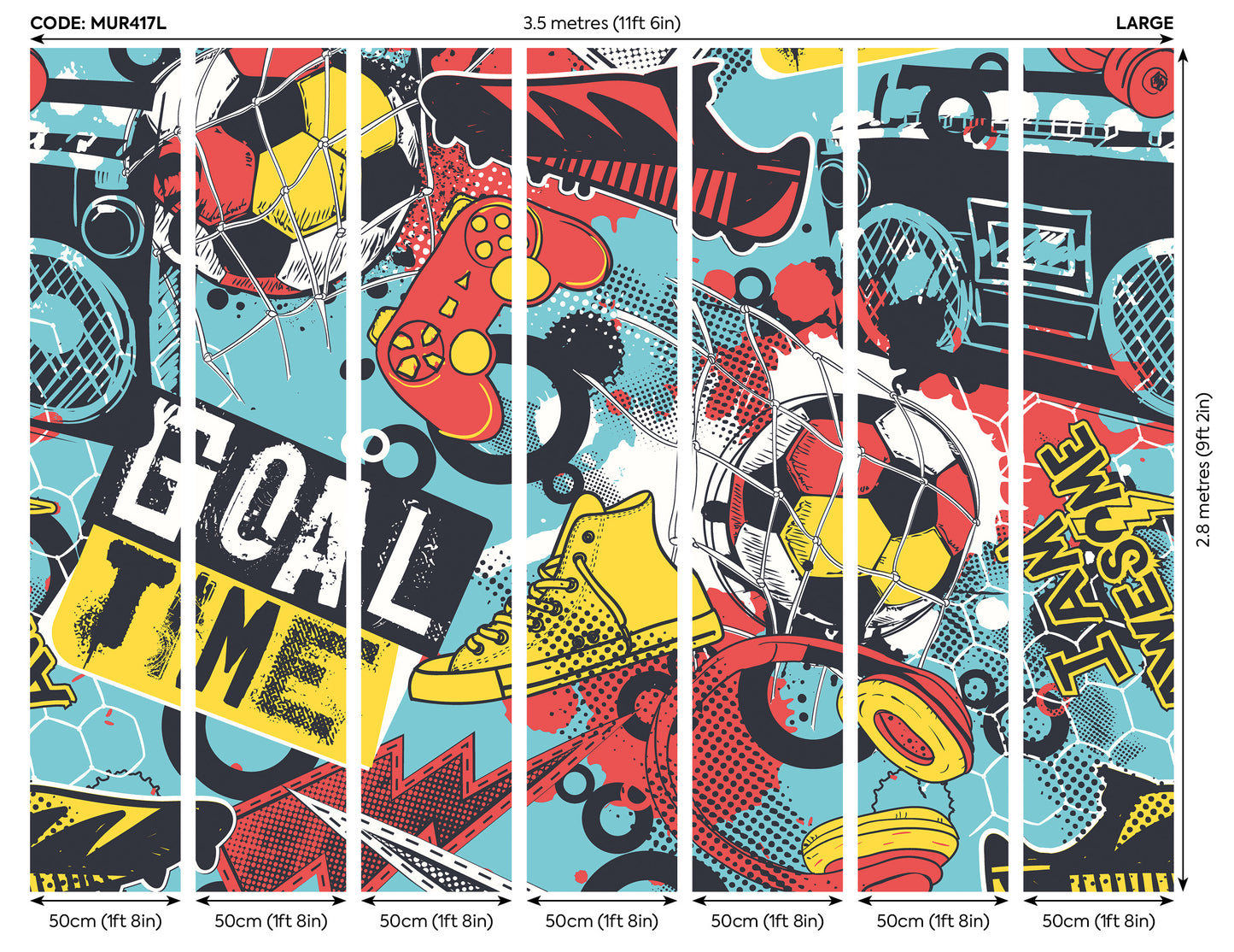 GAMES SPLASH - Red & Petrol