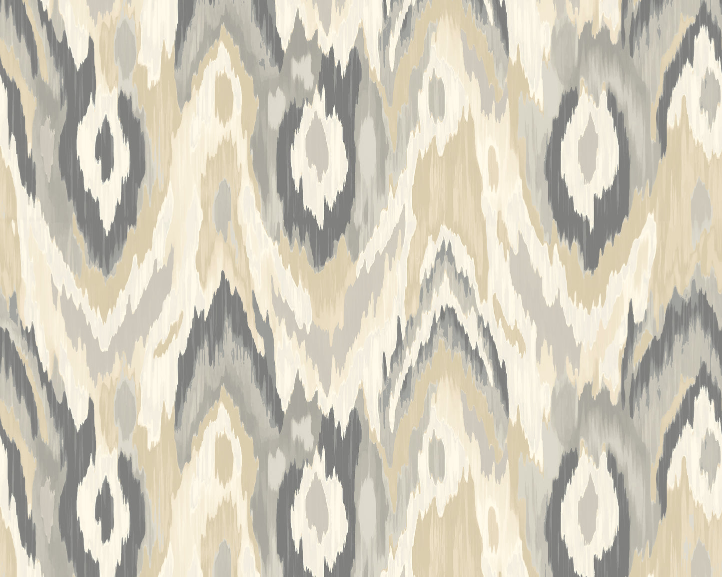 WATERCOLOUR IKAT - Stone & Linen