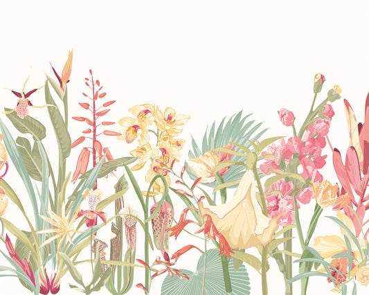 TROPICAL FOLIAGE - Dusky Coral