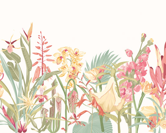 TROPICAL FOLIAGE - Dusky Coral