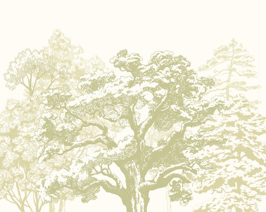 ETCHED TREES - Apple Green