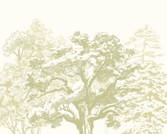 ETCHED TREES - Apple Green