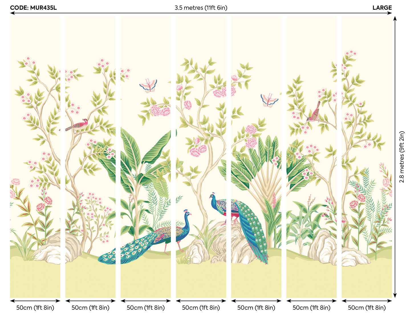 PEACOCK GARDEN  - Apple & Rose