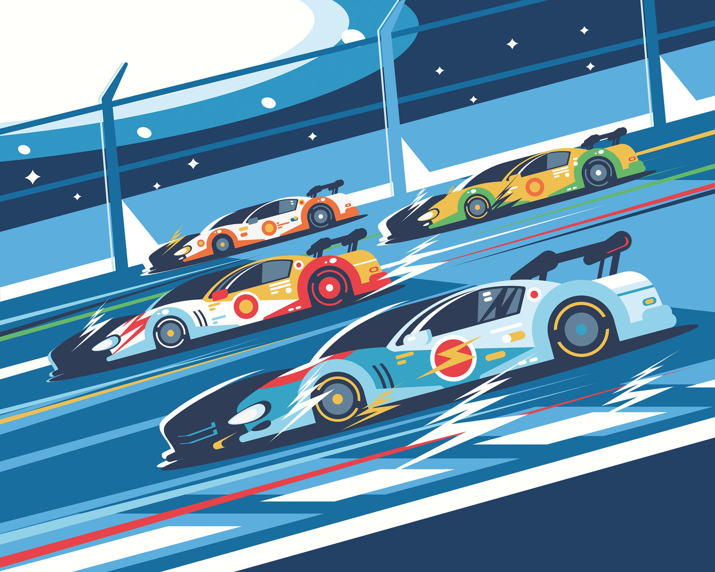 SPORTS CARS - Blue