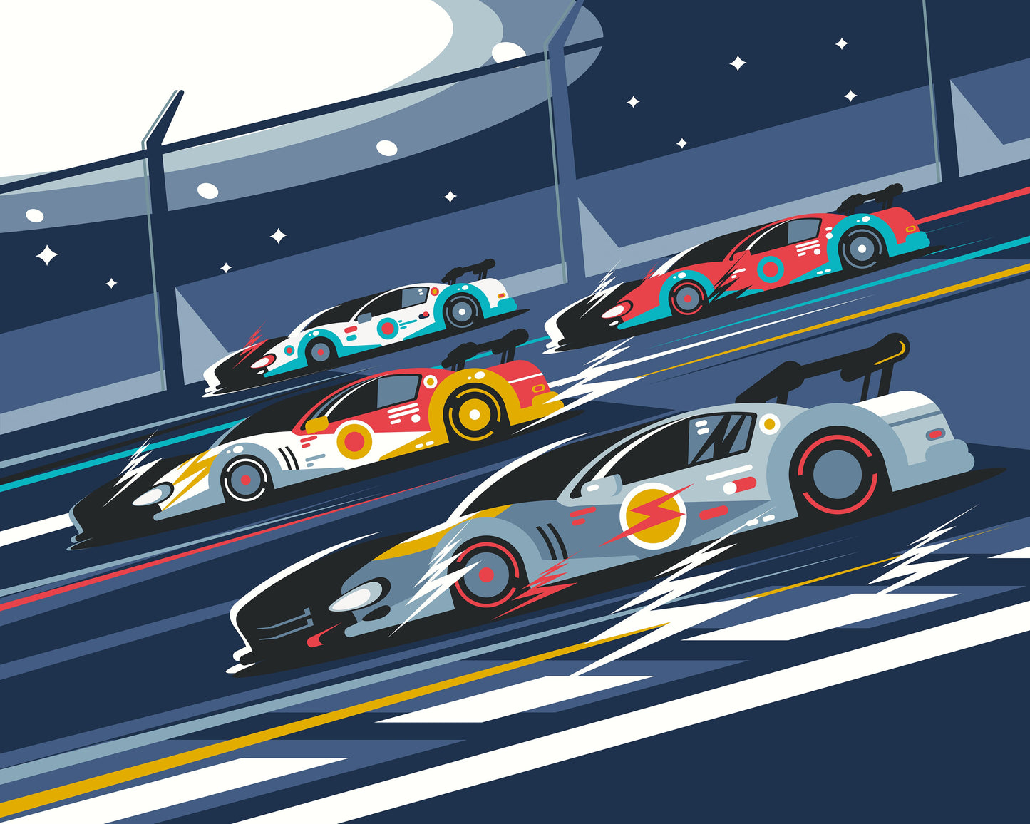 SPORTS CARS - Navy Blue