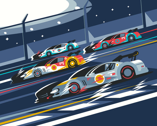 SPORTS CARS - Navy Blue