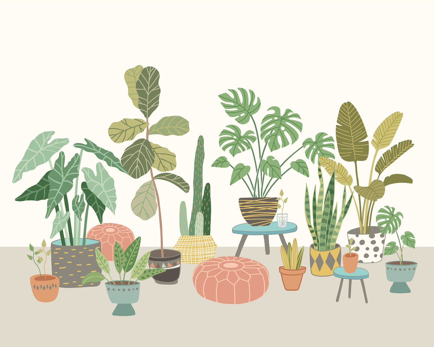 HOUSEPLANT POTS - Grey