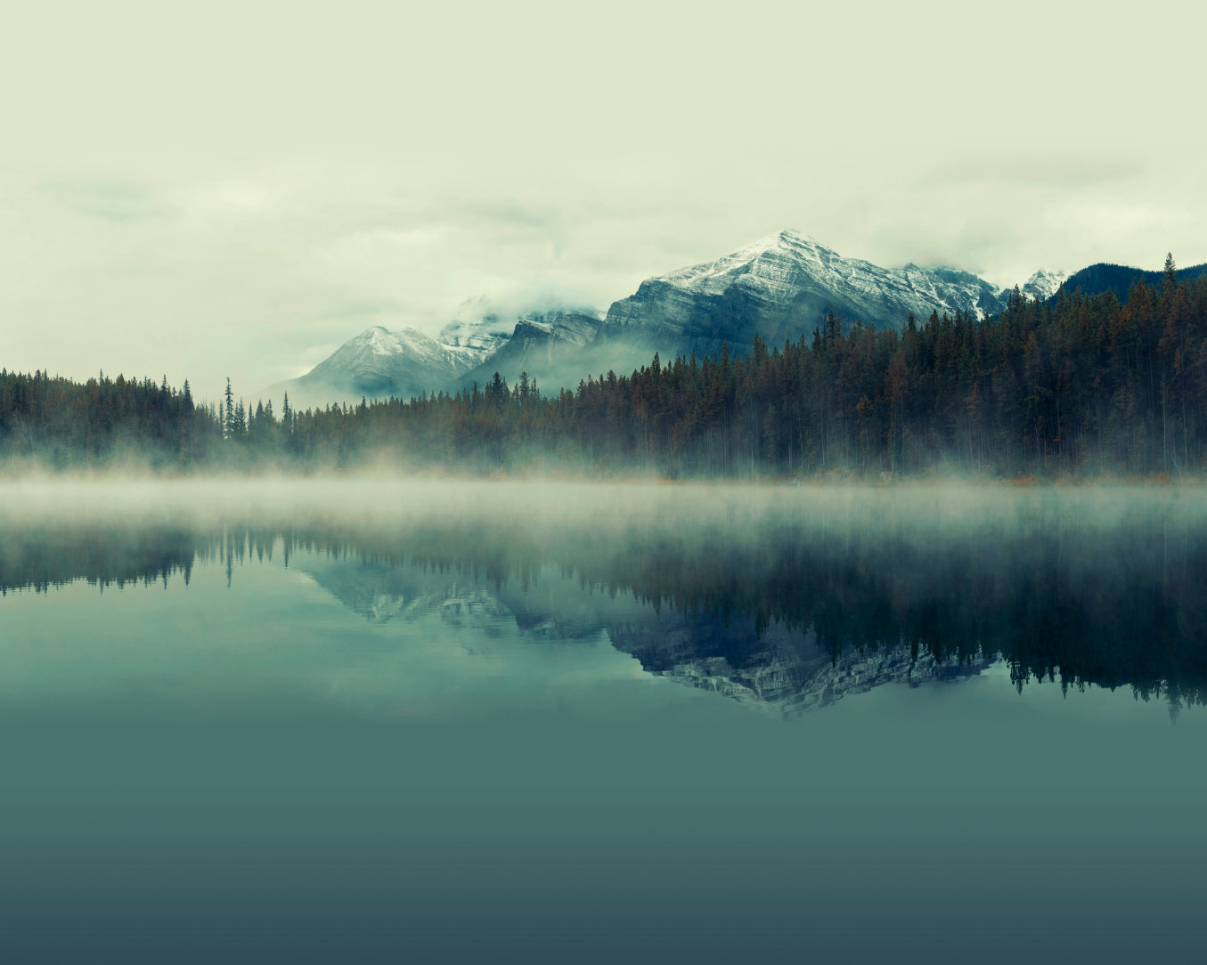MISTY MOUNTAIN LAKE - Ink