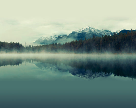 MISTY MOUNTAIN LAKE - Ink