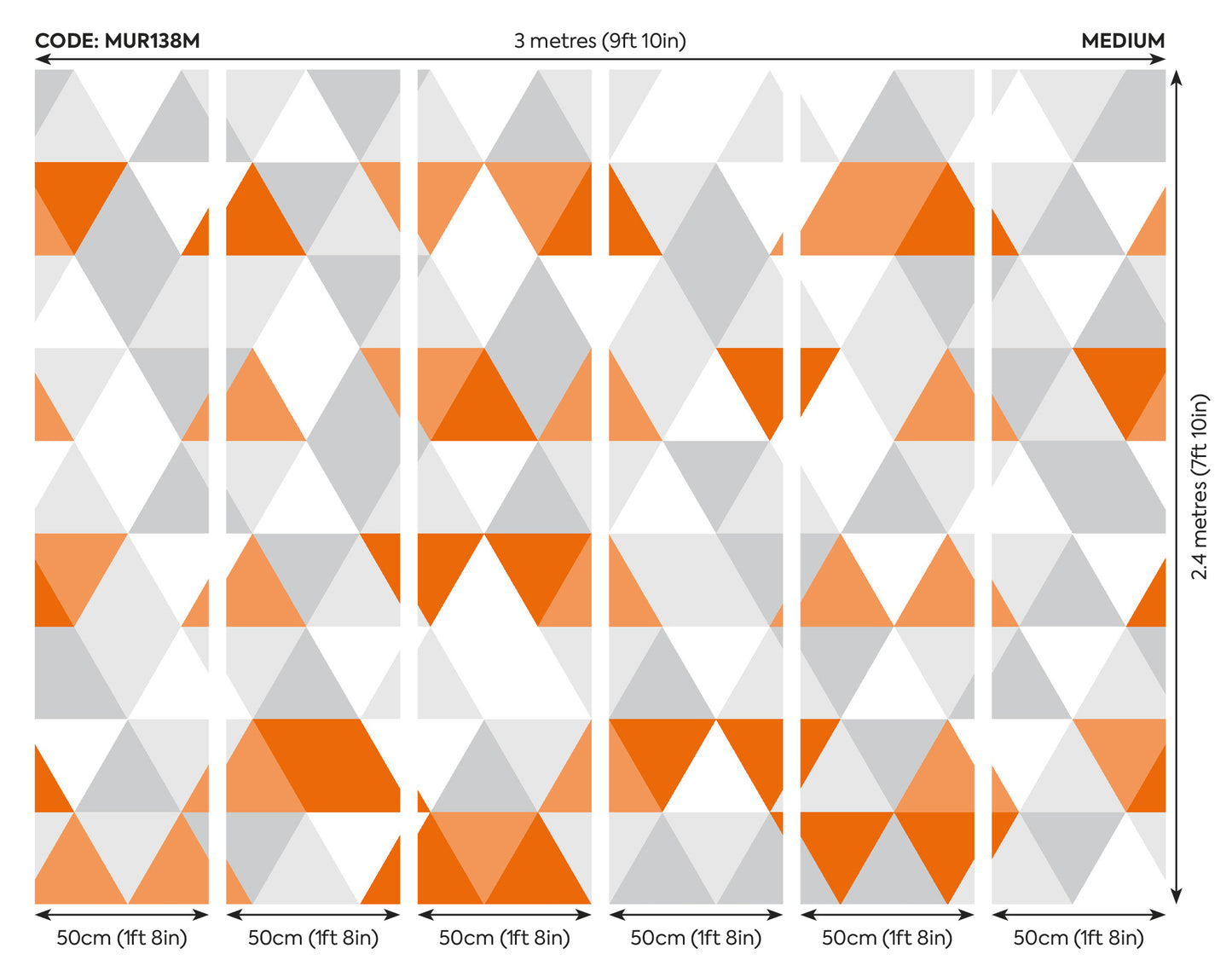GEOMETRIC - Tangerine