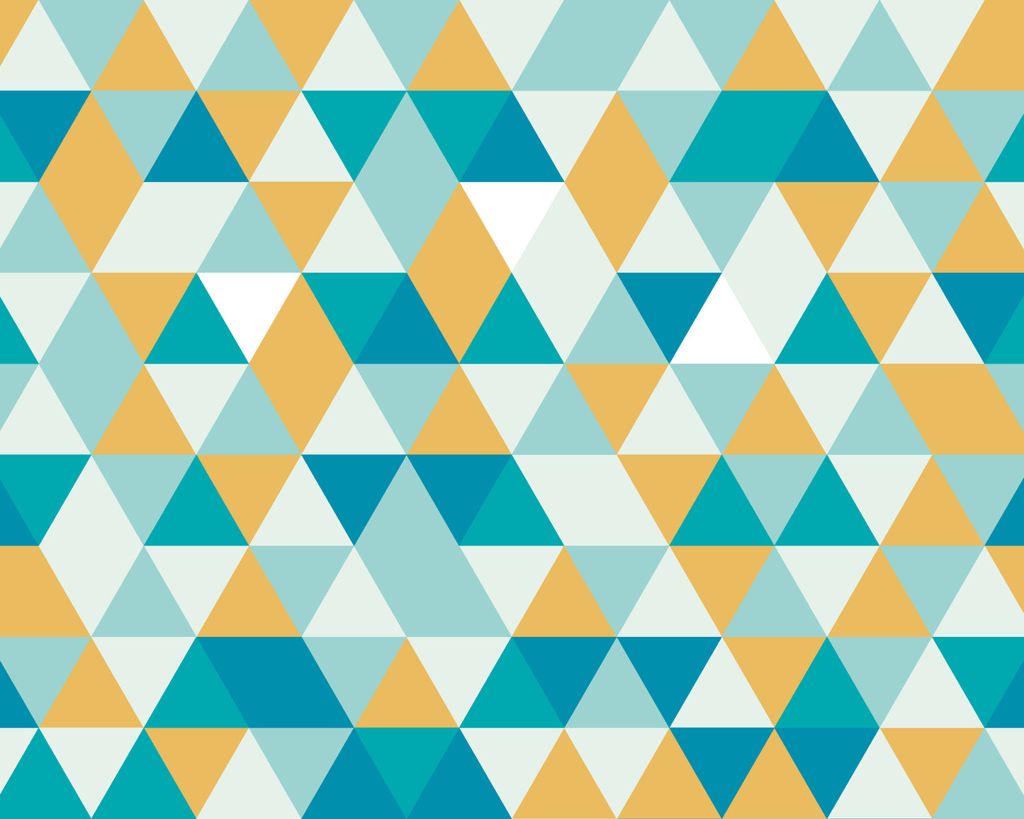 GEOMETRIC - Jade & Mustard