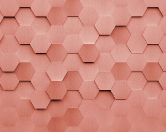 METAL HEXAGONS - Rust