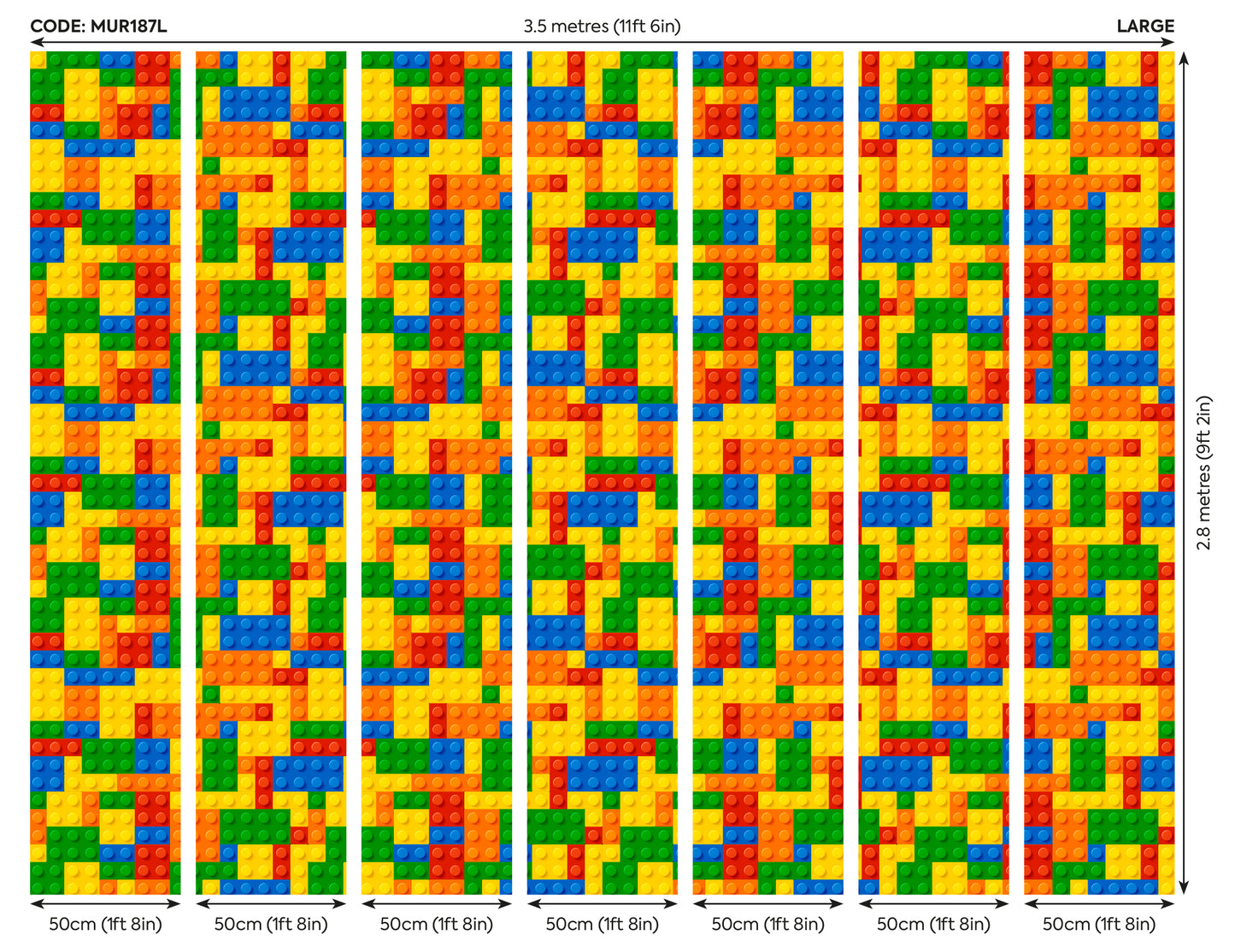 TOY BRICKS - Multi