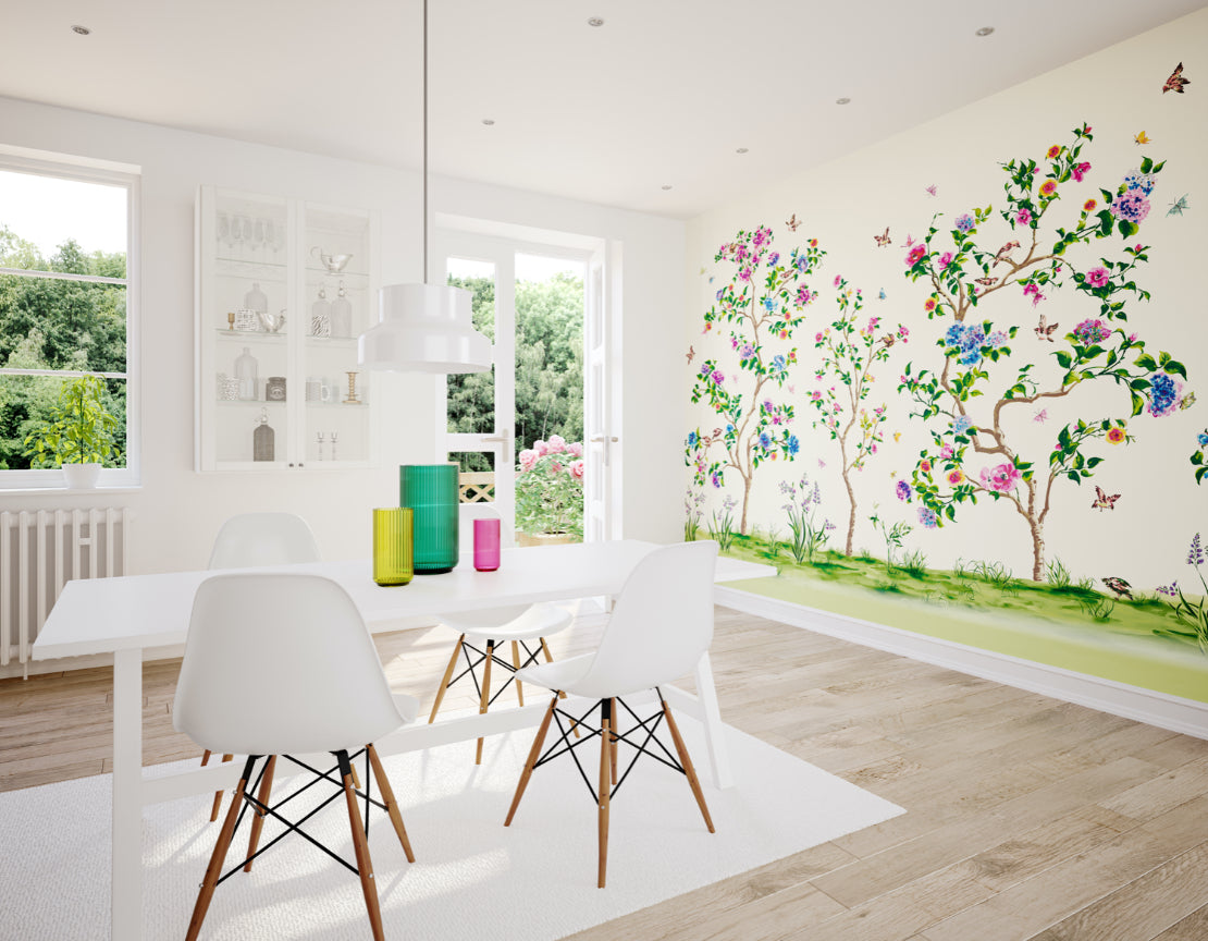 ORIENTAL FLOWER TREE - Ivory