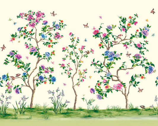 ORIENTAL FLOWER TREE - Ivory