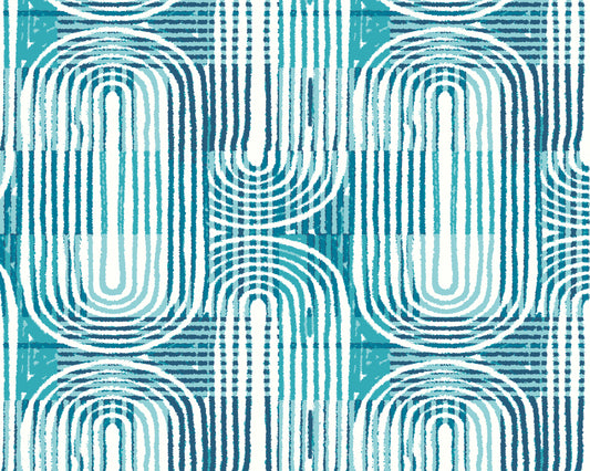 CURVED LINE TEXTURE - Blue